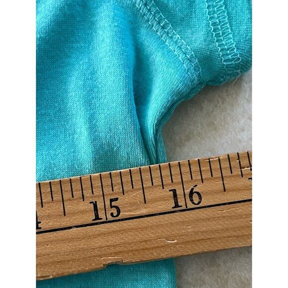Making Waves Womens Size Small Stone Harbor 100% Cotton Aqua Beach T- Shirt Tee - Picture 8 of 9
